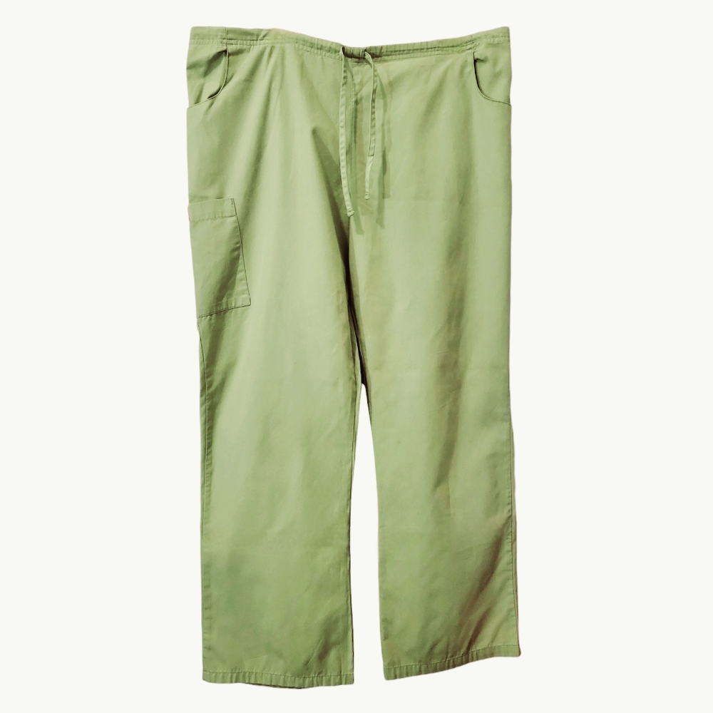 Lime Green Dickies Cargo Scrub